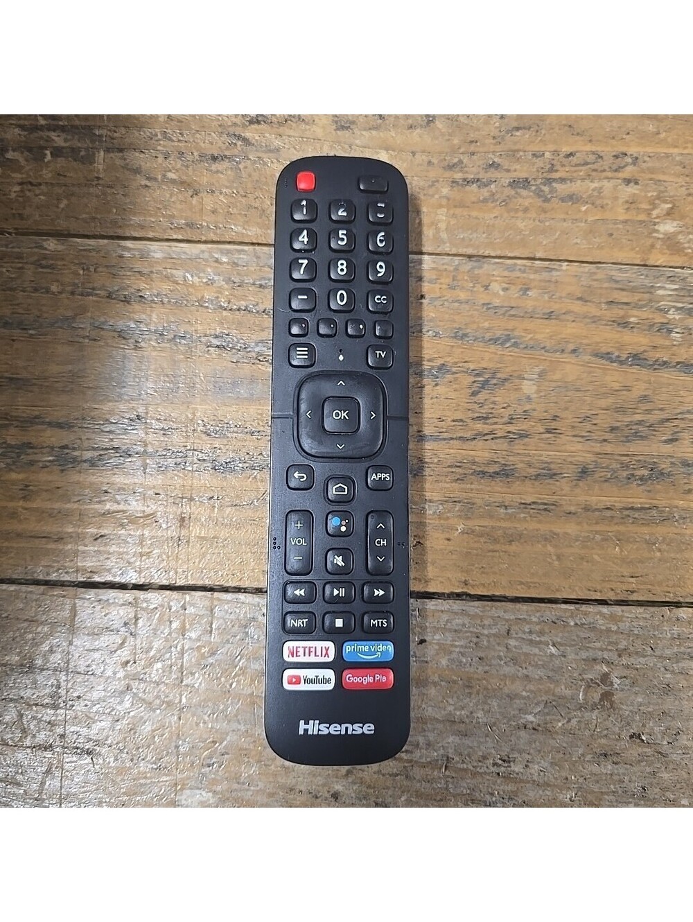 Hisense Remote Control (ERF2G60H) with PrimeVideo/YouTube No Battery Cover